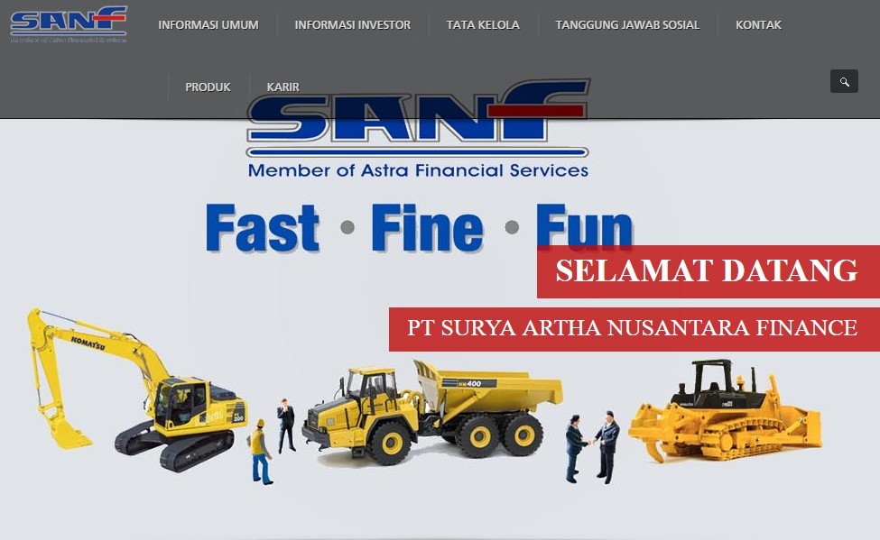 loker PT Surya Artha Nusantara Finance